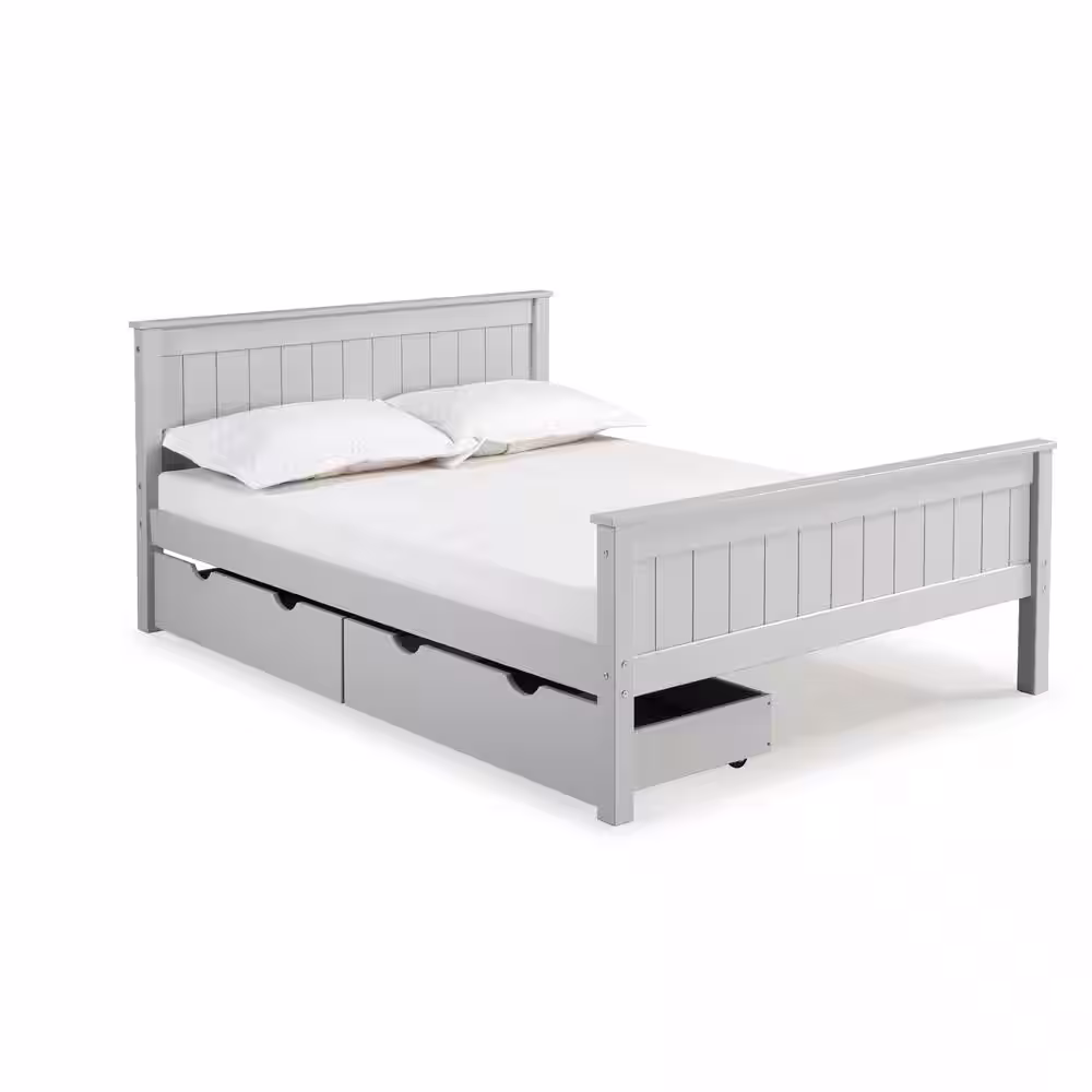 Alaterre Furniture Harmony Dove Gray Full Bed