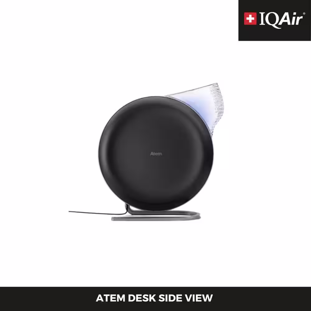 IQAir Atem Personal Black Air Purifier