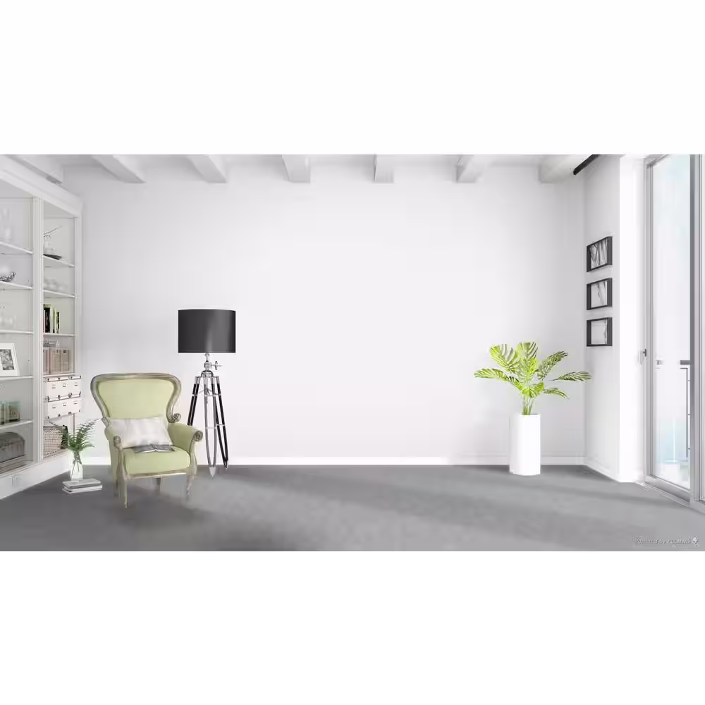 Home Decorators Collection Spicework II  - Eastwood - Gray 60 oz. SD Polyester Texture Installed Carpet