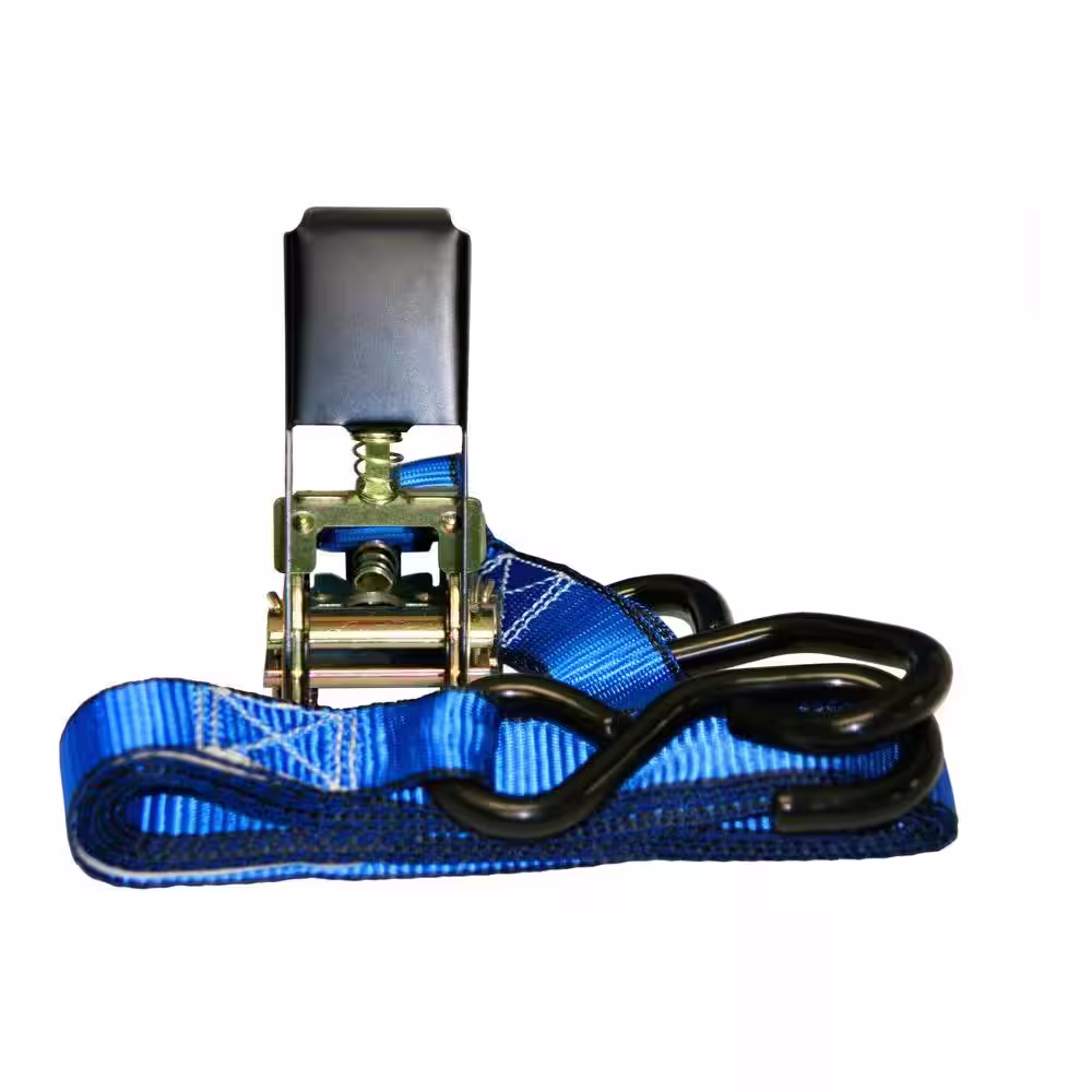 EVEREST 10 ft. x 1 in. 1200 lbs. Ratchet Tie-Down Strap (4-Pack)