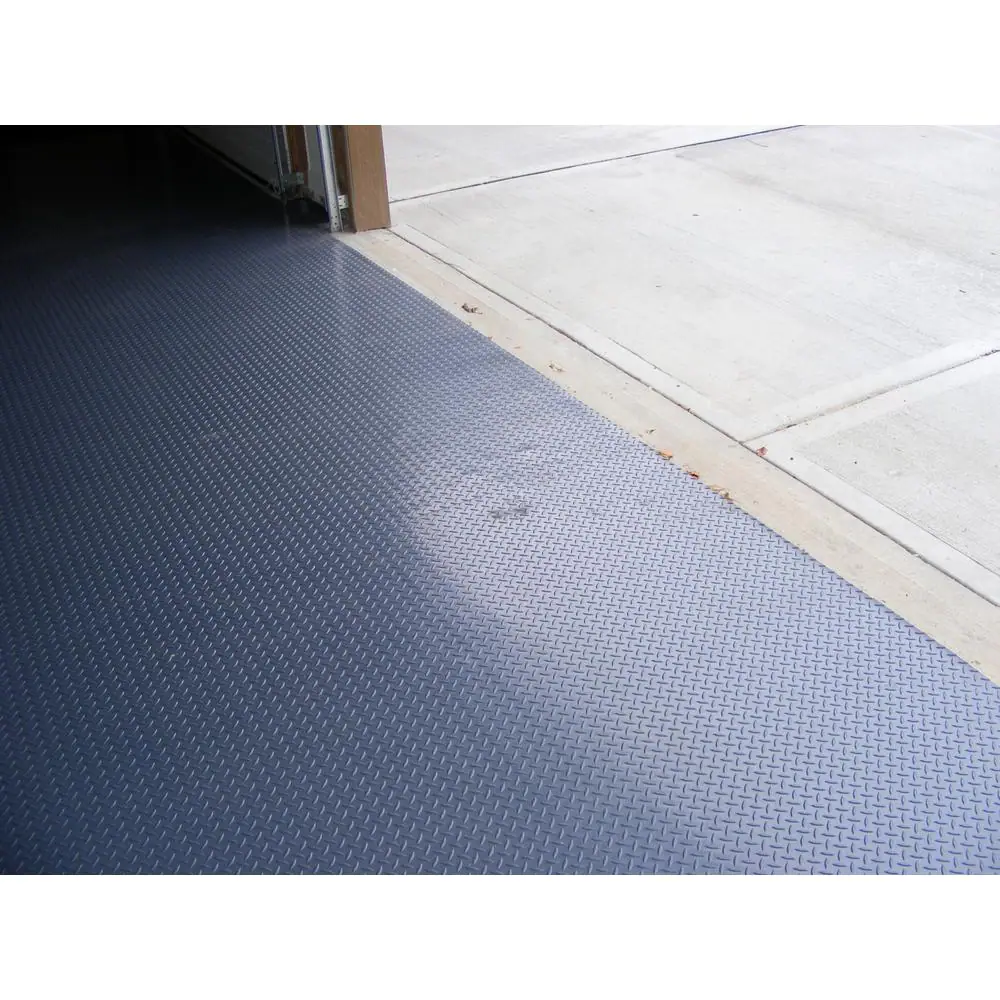 Husky Diamond 10 ft. Wide x Custom Length Grey Commercial Grade Vinyl Flooring