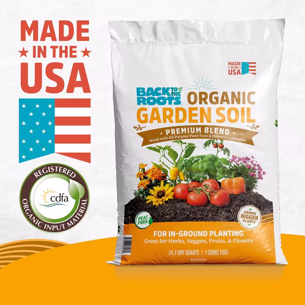 Back to the Roots Organic Garden Soil Pallet (60 1 cu.ft. bags)