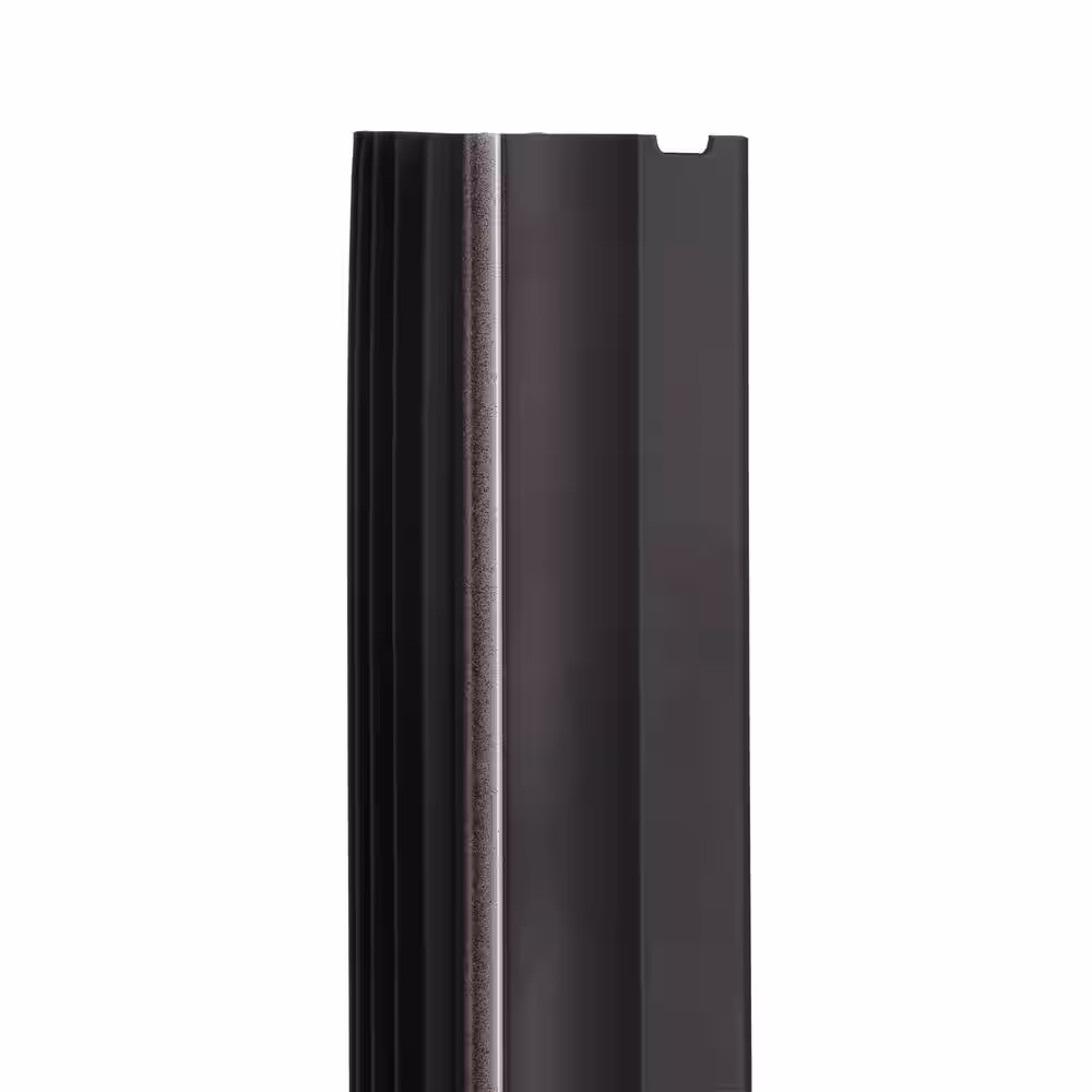 Frost King 1-3/4 in. x 36 in. Brown U-Shape Door-Bottom Sweep with Drip Cap