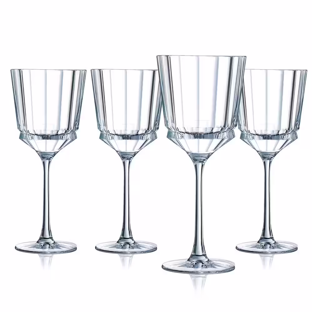 Cristal D'Arques 4-Piece Macassar 8.25 oz. Stem Set