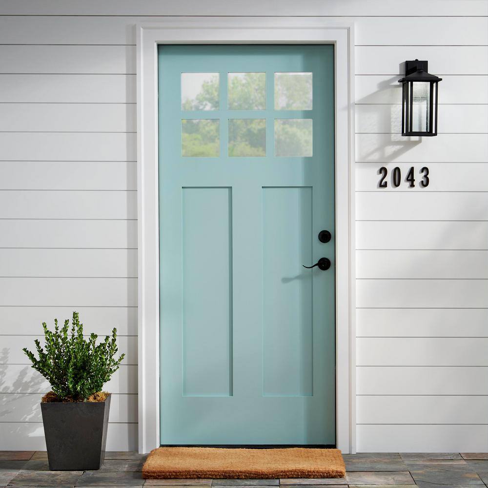 Everbilt 4 in. Flush Mount Aged Bronze House Number 0