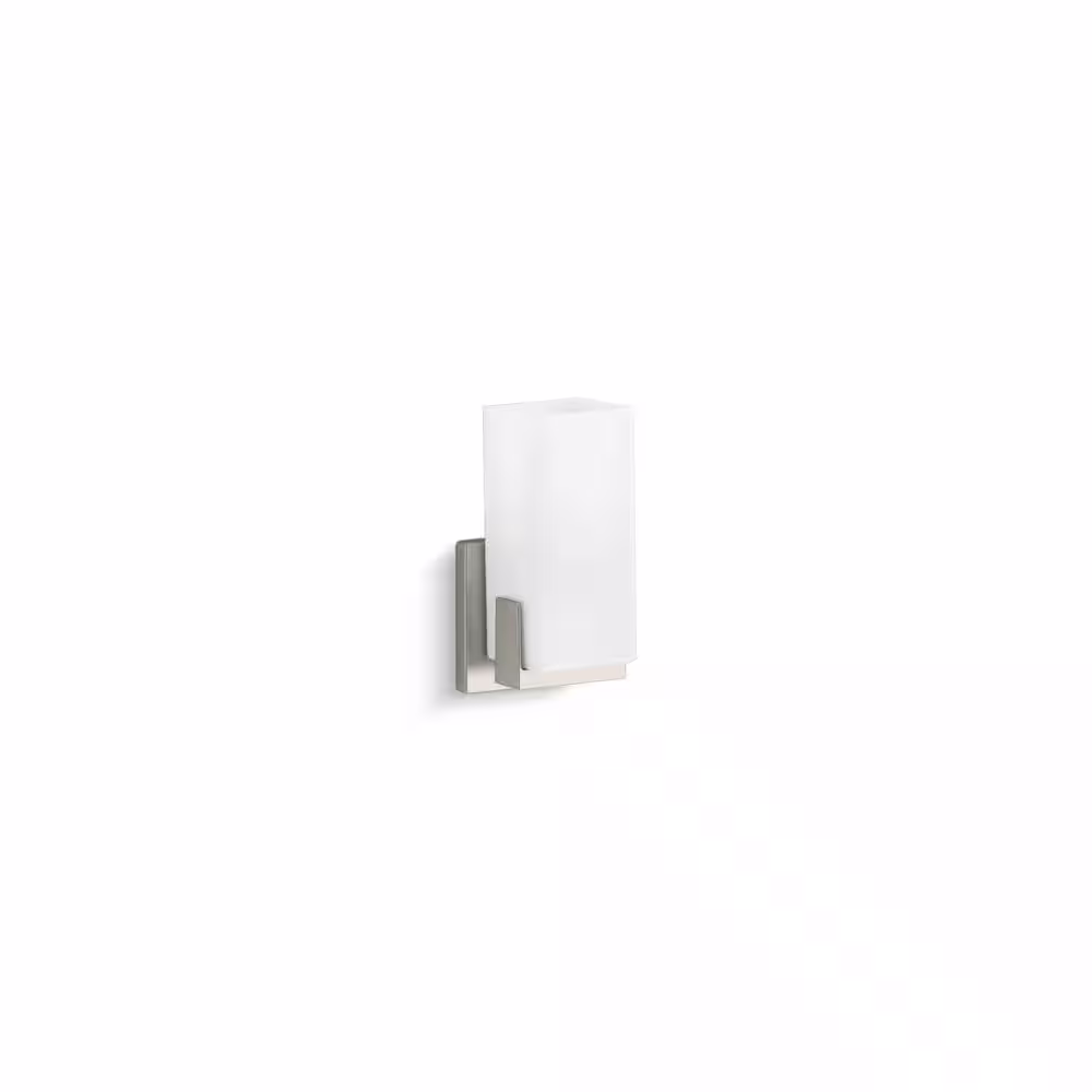 KOHLER Honesty 1-Light Brushed Nickel Wall Sconce