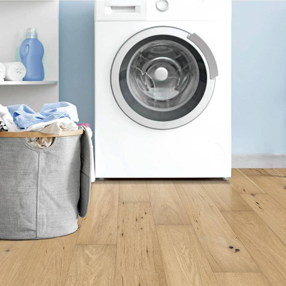 Lifeproof Nordhouse Dunes Oak 2/7 in. T x 6.5 in. W Waterproof Engineered Hardwood Flooring (19.5 sqft/case)