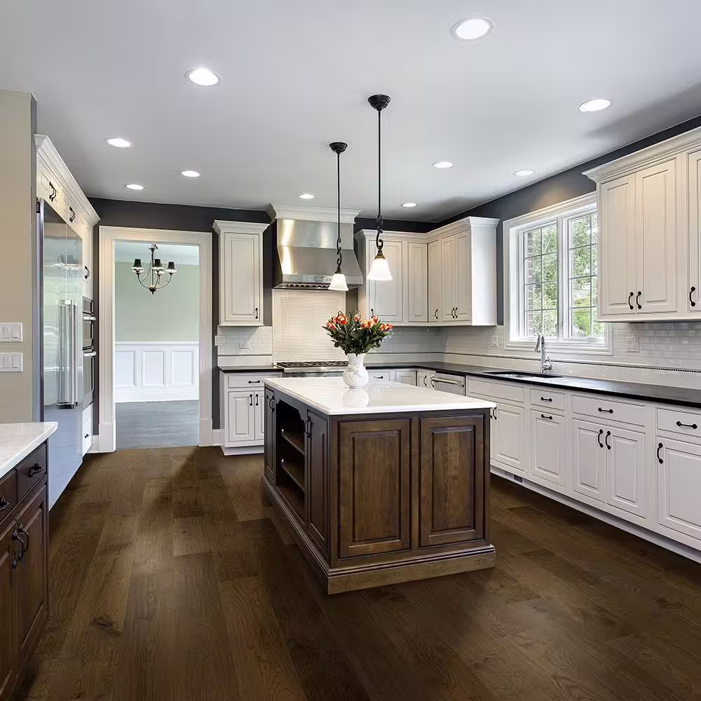 HOMELEGEND Dawn White Oak 3/8 in. T x 7.5 in. W Wire Brushed Engineered Hardwood Flooring (30.9 sqft/case)