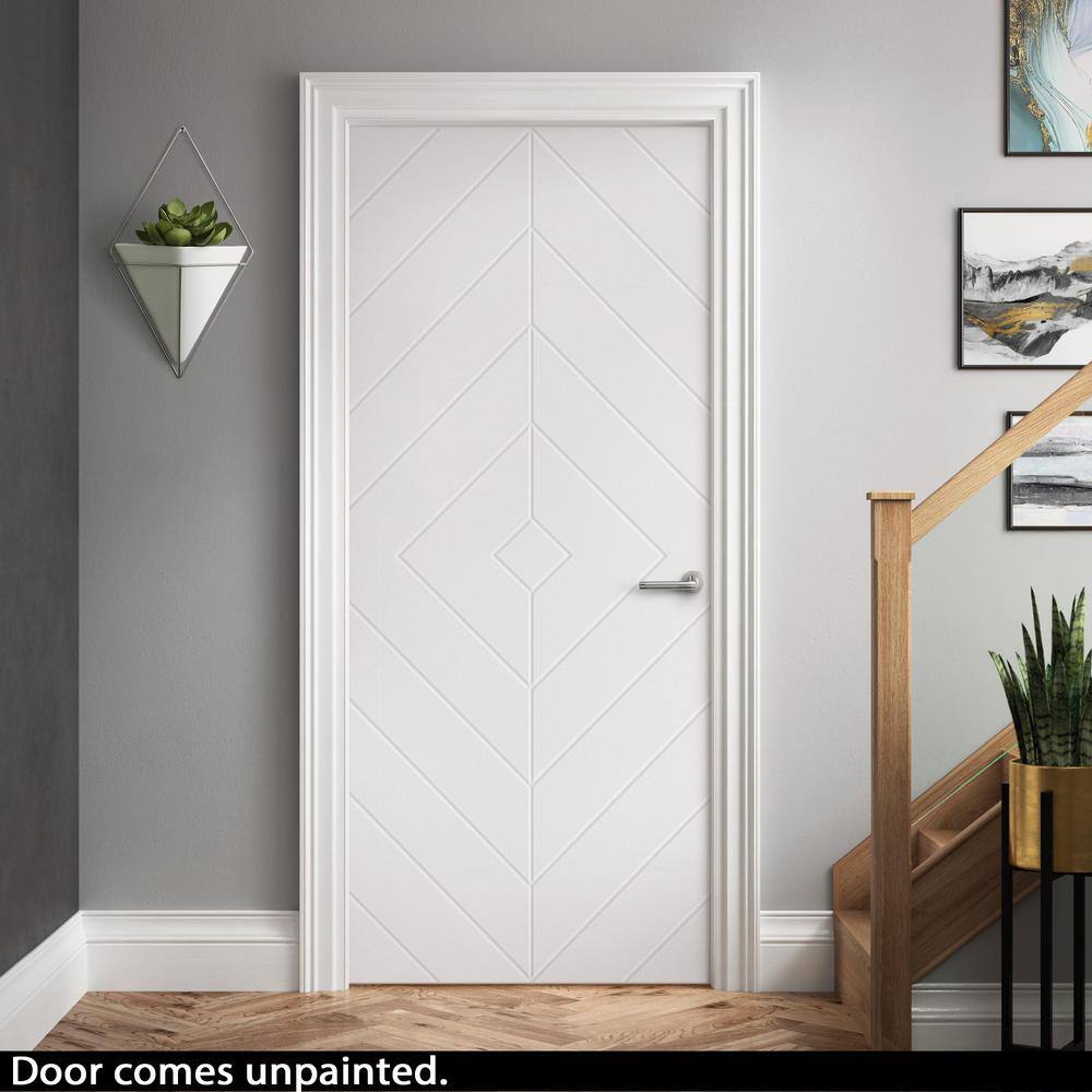 CALHOME 36 in. x 80 in. Hollow Core Unfinished Composite MDF Interior Door Slab