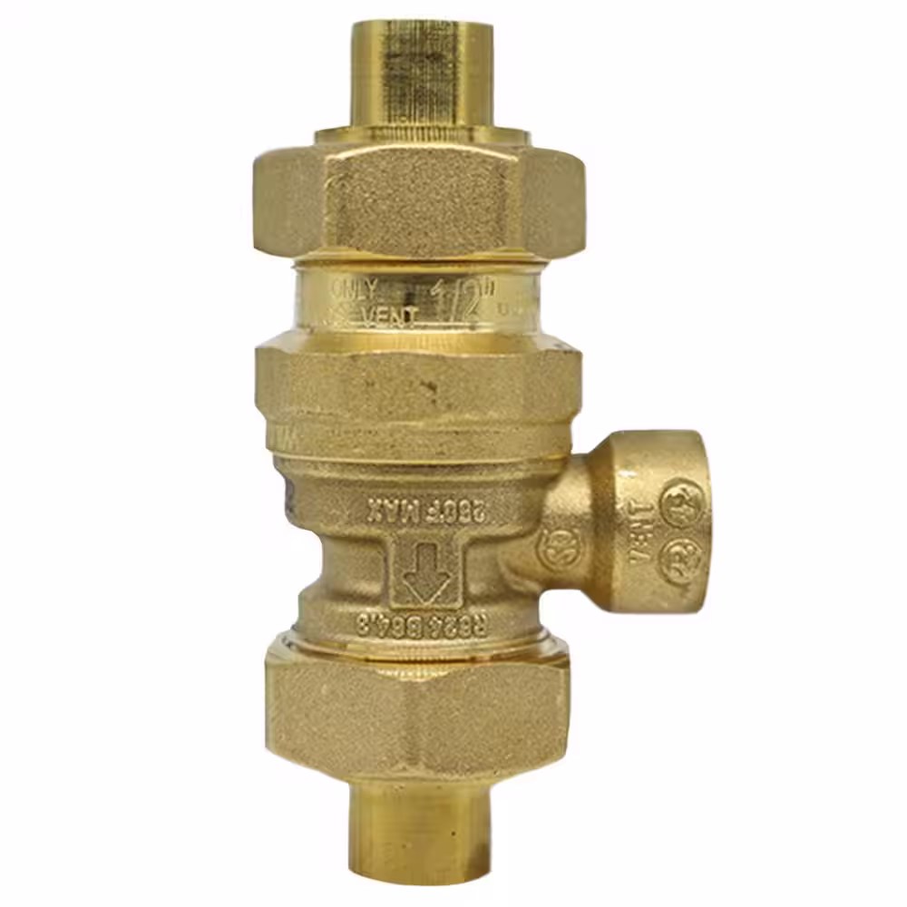 Wilkins 1/2 in. 760 Dual Check Valve Backflow Preventer with Intermediate Atmospheric Vent, Copper Sweat Connections