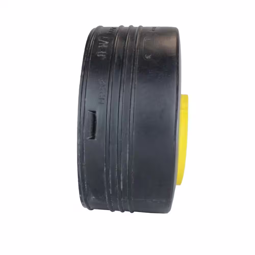 Advanced Drainage Systems 8 in. x 4 in. Gravelless Pipe Offset Adapter with Grommet