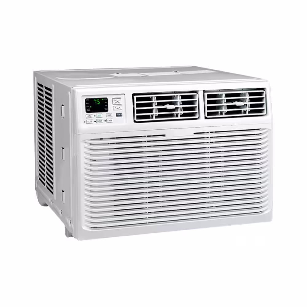 None 6,000 BTU 115-Volt Window Air Conditioner Cools 250 Sq. ft. with Remote in White