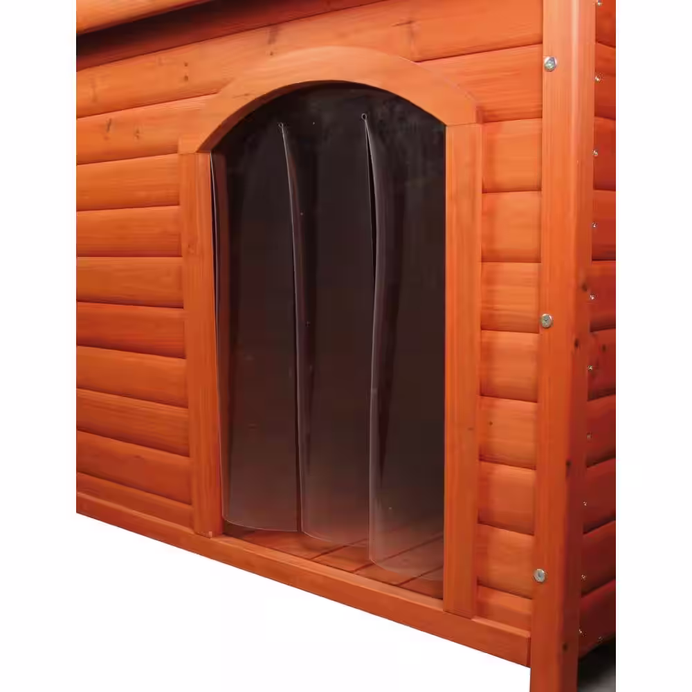 TRIXIE natura Vinyl Door Flaps for Small Classic Dog House
