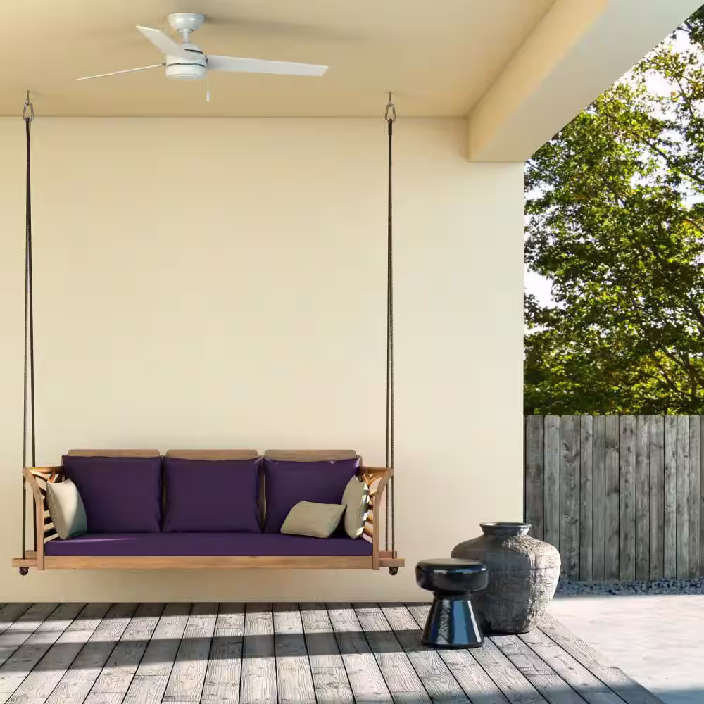Hunter Cassius 44 in. Indoor/Outdoor Fresh White Ceiling Fan