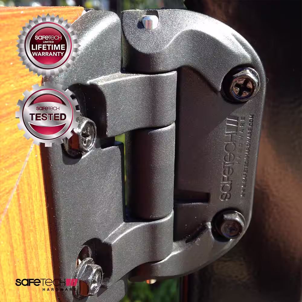 Safetech Hardware 4 in. Non-Corrosive Gate Hinges (2-Pack)