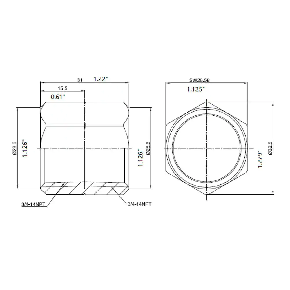 Everbilt 3/4 in. FIP Brass Coupling Fitting