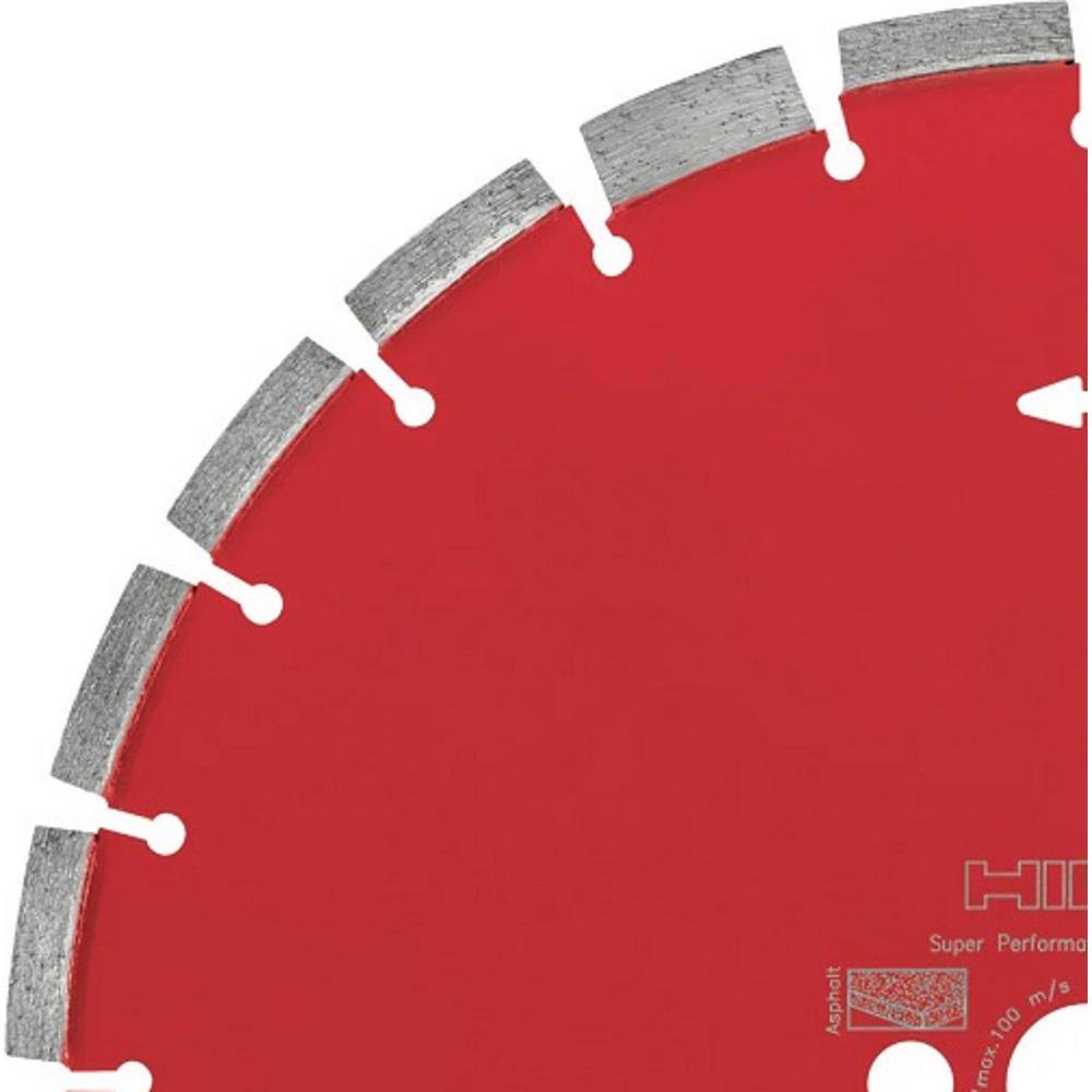 Hilti 14 in. x 1 in. SPX Ultimate Segmented Rim Diamond Asphalt Cutting Gas Saw Blade/Disc