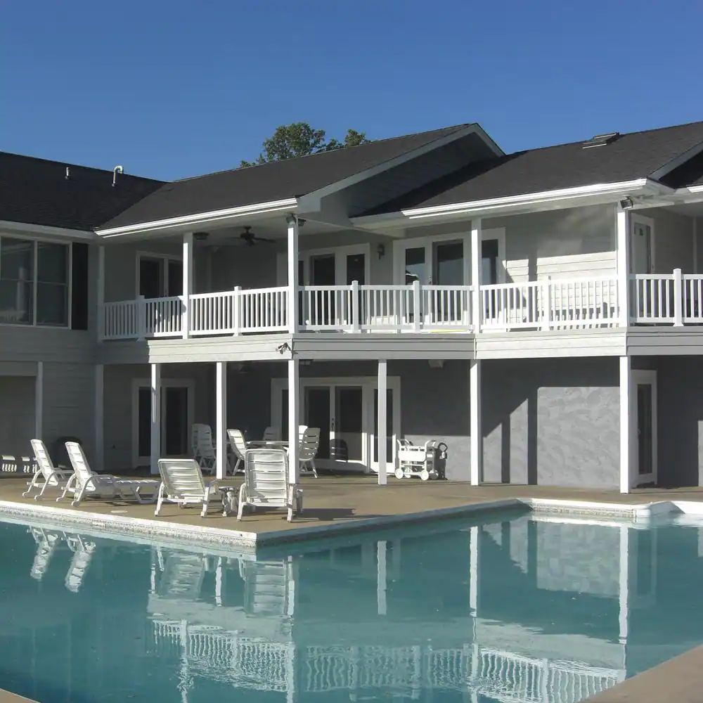 Weatherables Walton 3 ft. H x 6 ft. W White Vinyl Railing Kit