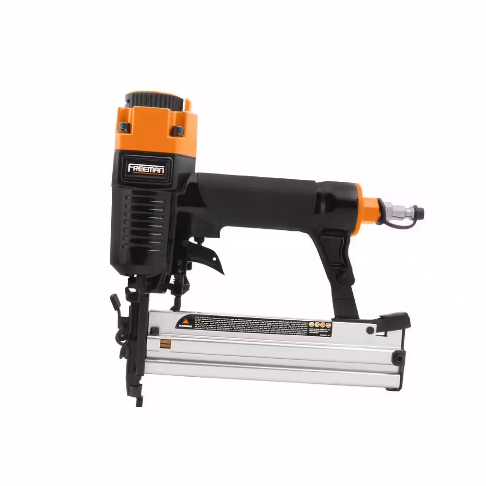 Freeman Pneumatic Finishing Nailer and Stapler Kit with Canvas Bag and Fasteners (4-Piece)