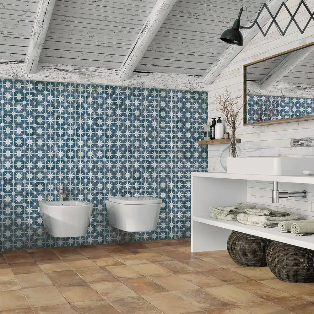 Merola Tile Harmonia Kings Star Sky 13 in. x 13 in. Ceramic Floor and Wall Tile (12.0 sq. ft./Case)