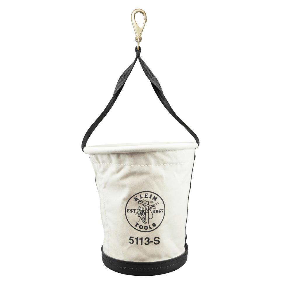 Klein Tools 12 in. Tapered-Wall Tool Bucket with Swivel Snap