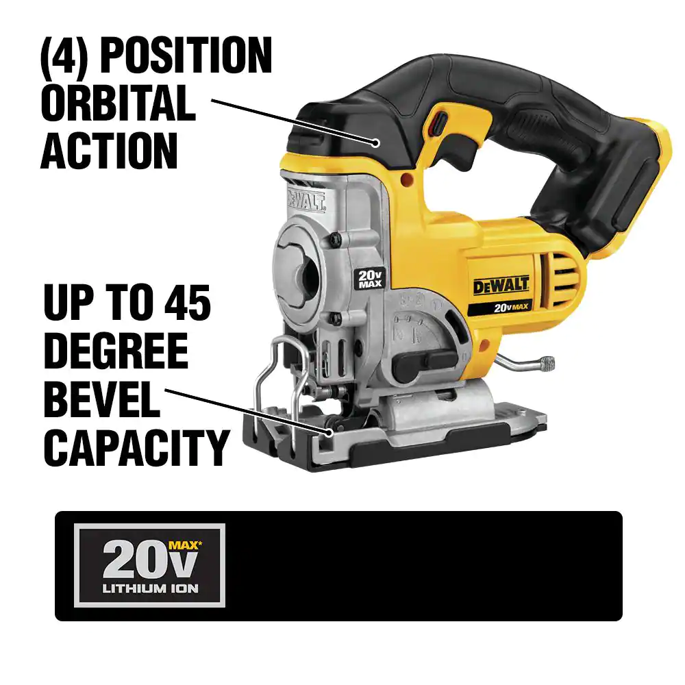 DEWALT 20V MAX Cordless Jig Saw (Tool Only)