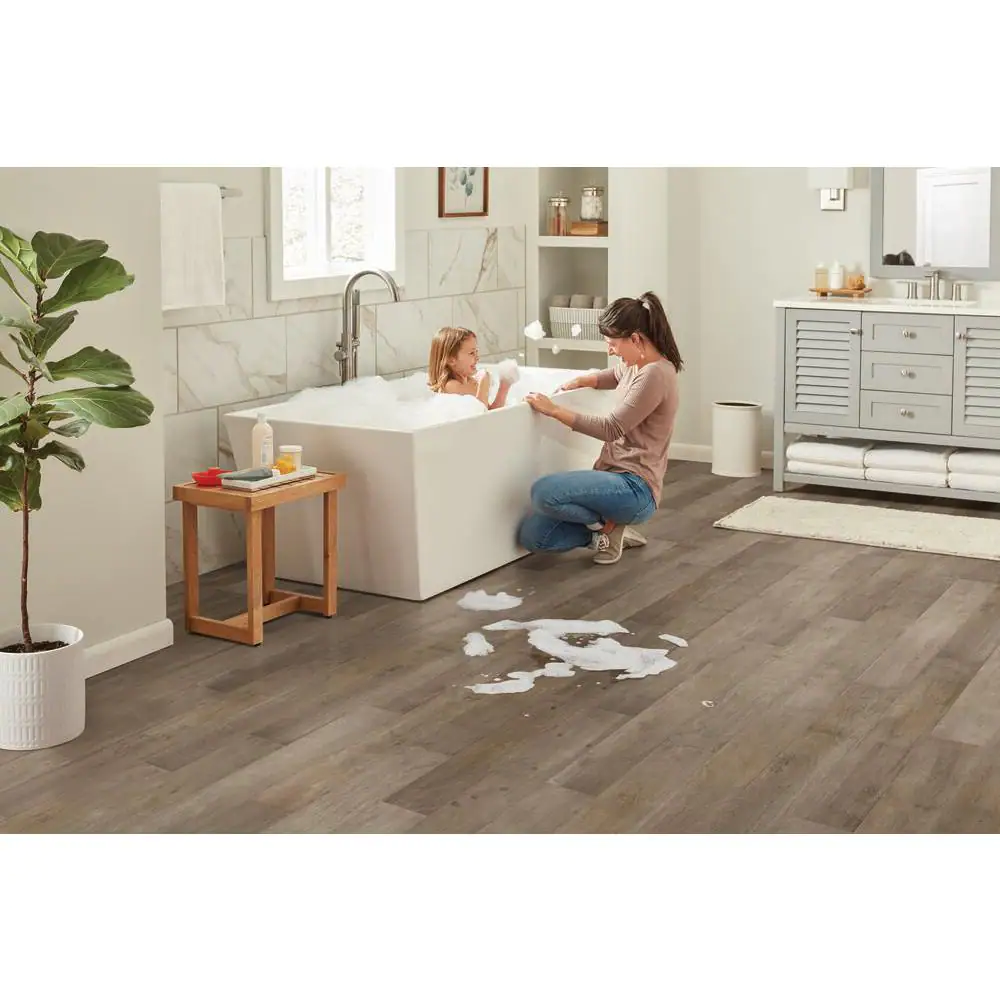 Lifeproof Acadia Birch 2/7 in. T x 6.5 in. W Waterproof Engineered Hardwood Flooring (19.5 sqft/case)