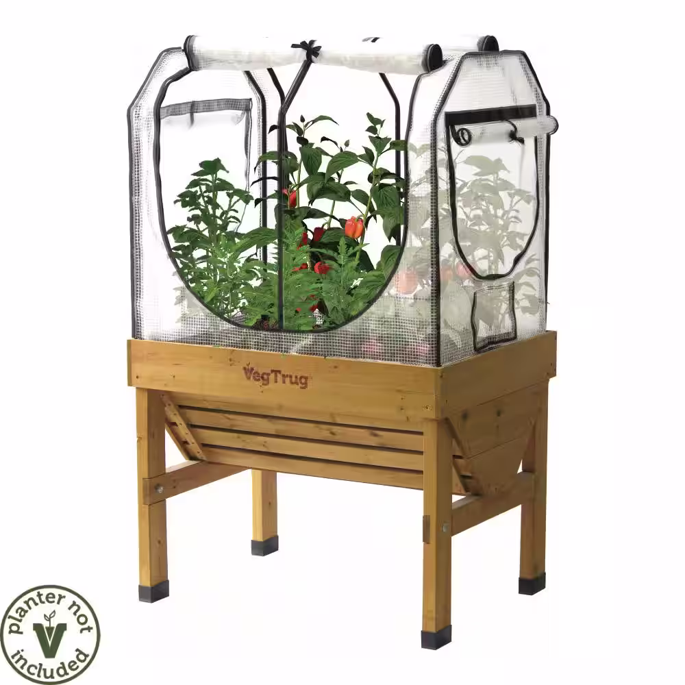VegTrug Small Greenhouse Frame and Multi Cover Set (Planter Not Included)