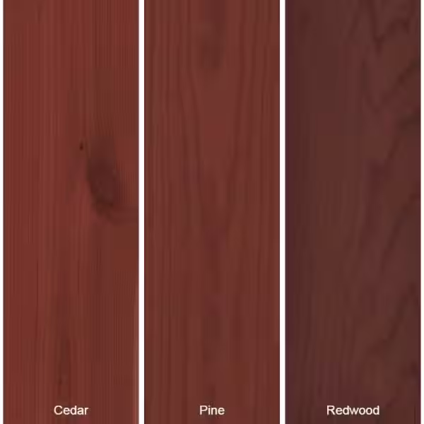 BEHR PREMIUM 5 gal. #ST-112 Barn Red Semi-Transparent Waterproofing Exterior Wood Stain and Sealer