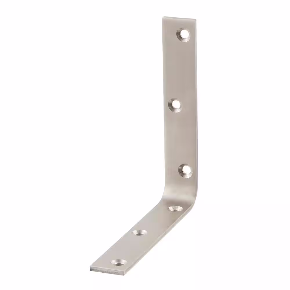 Everbilt 6 in. Stainless Steel Corner Brace