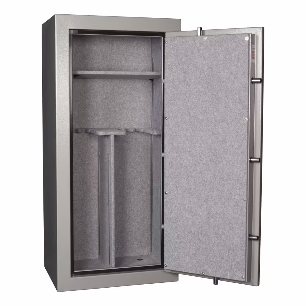 Tracker Safe 22-Gun Fire-Resistant Electronic Lock Gun Safe, Gray