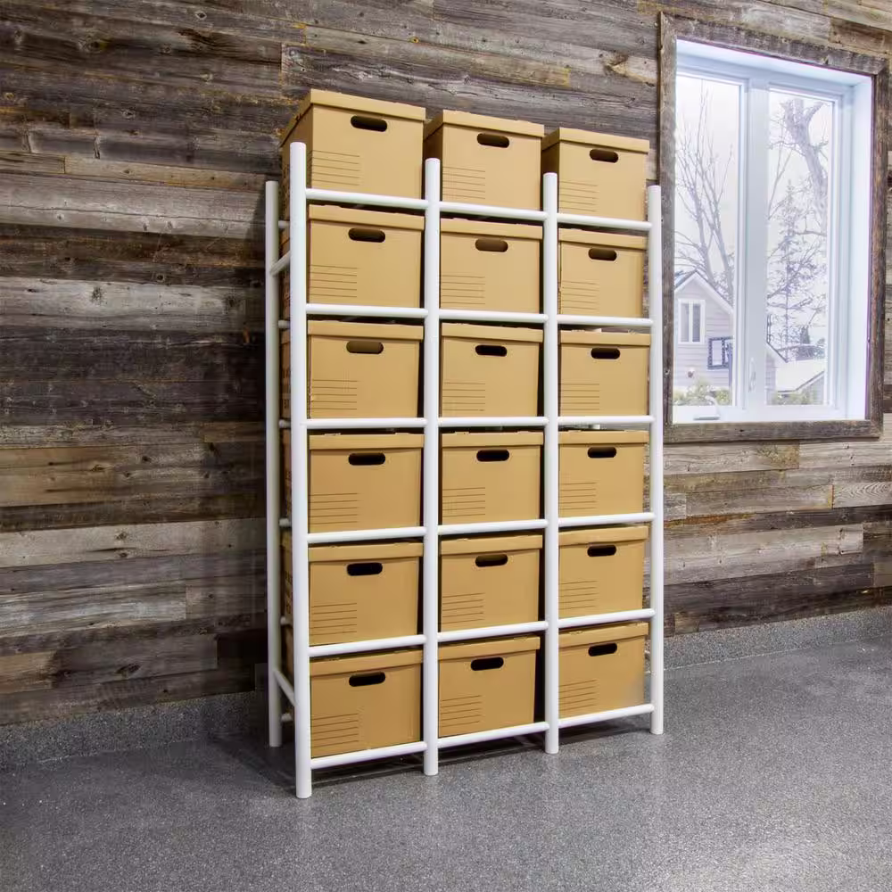 Proslat 15 Gal. Bin Warehouse Rack 18 File Box