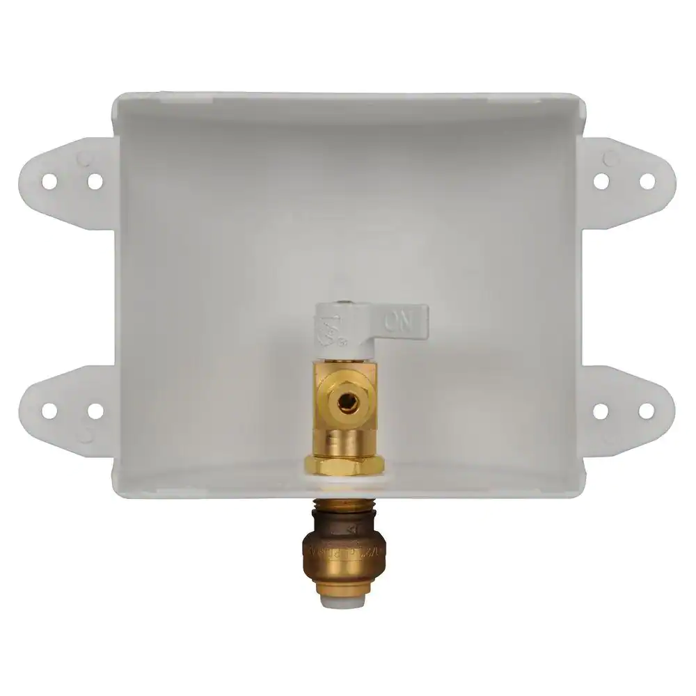 SharkBite 1/2 in. Push-to-Connect Brass Ice Maker Outlet Box