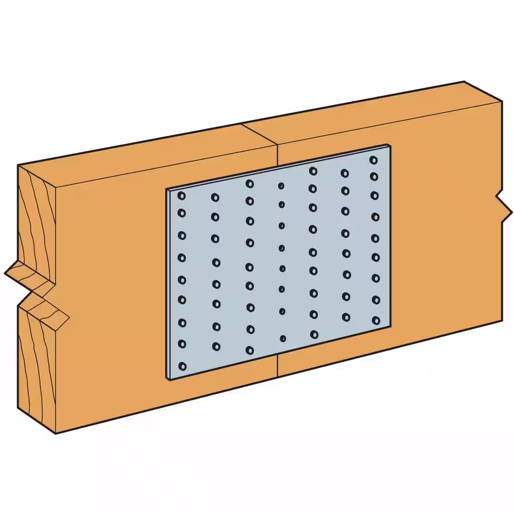 Simpson Strong-Tie TP 5-3/4 in. x 7 in. 20-Gauge Galvanized Tie Plate