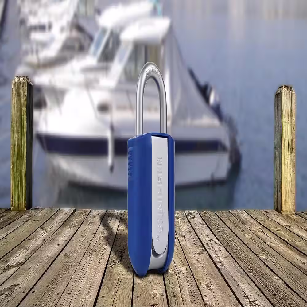 Brinks Commercial Marine 4 Dial Resettable Combination Padlock