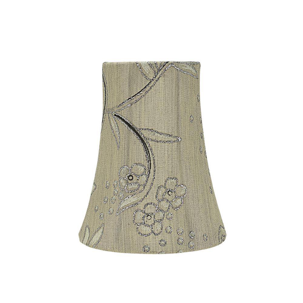 Aspen Creative Corporation 4 in. x 5 in. Antique Ivory Bell Lamp Shade (9 Pack)