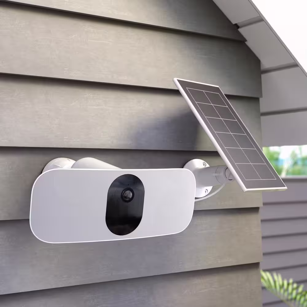 Arlo Solar Panel Charger - Works with Pro 5S 2K, Pro 4, Pro 3, Ultra 2, Ultra, Go 2 and Floodlight Cameras, White
