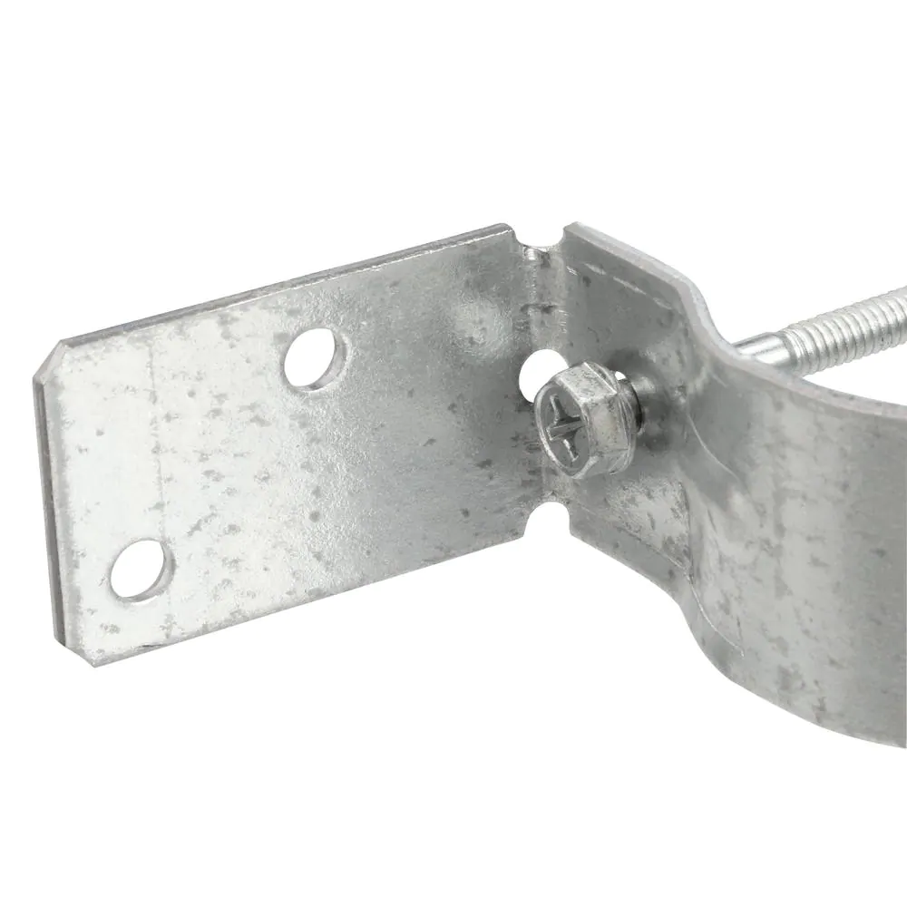Simpson Strong-Tie PGT2 12-Gauge ZMAX Galvanized Pipe Grip Tie for 2 in. Pipe (2-3/8 in. Outside Diameter)