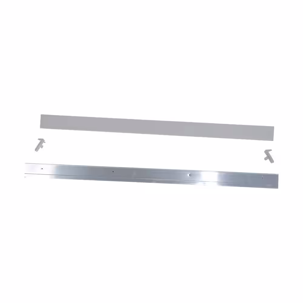 Vestil 3 in. x 48 in. x 3 in. Gray PVC Corner Guard with Aluminum Insert