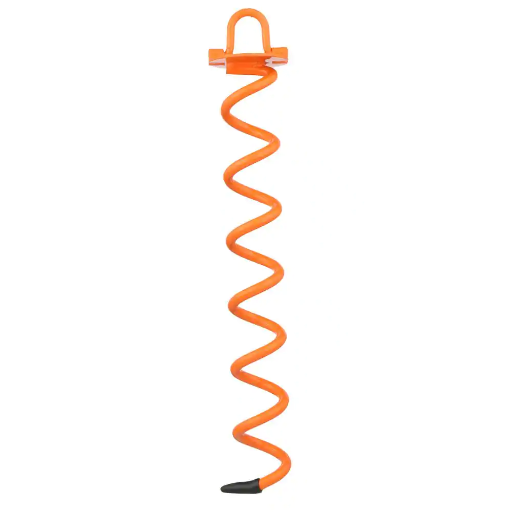 Vortex 16 in. Steel Folding Ring Spiral Ground Anchor