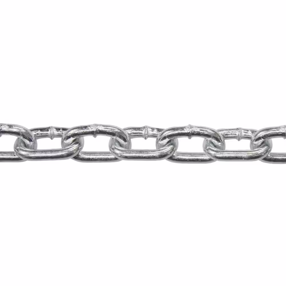 KingChain #2/0 x 98 ft. Zinc-Plated Straight Link Coil Chain - 520 lbs Safe Work Load - Reeled