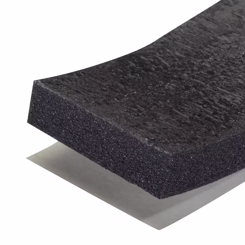 M-D Building Products 3/8 in. x 1-1/4 in. x 10 ft. Black Sponge Window Seal for Ex-Large Gaps