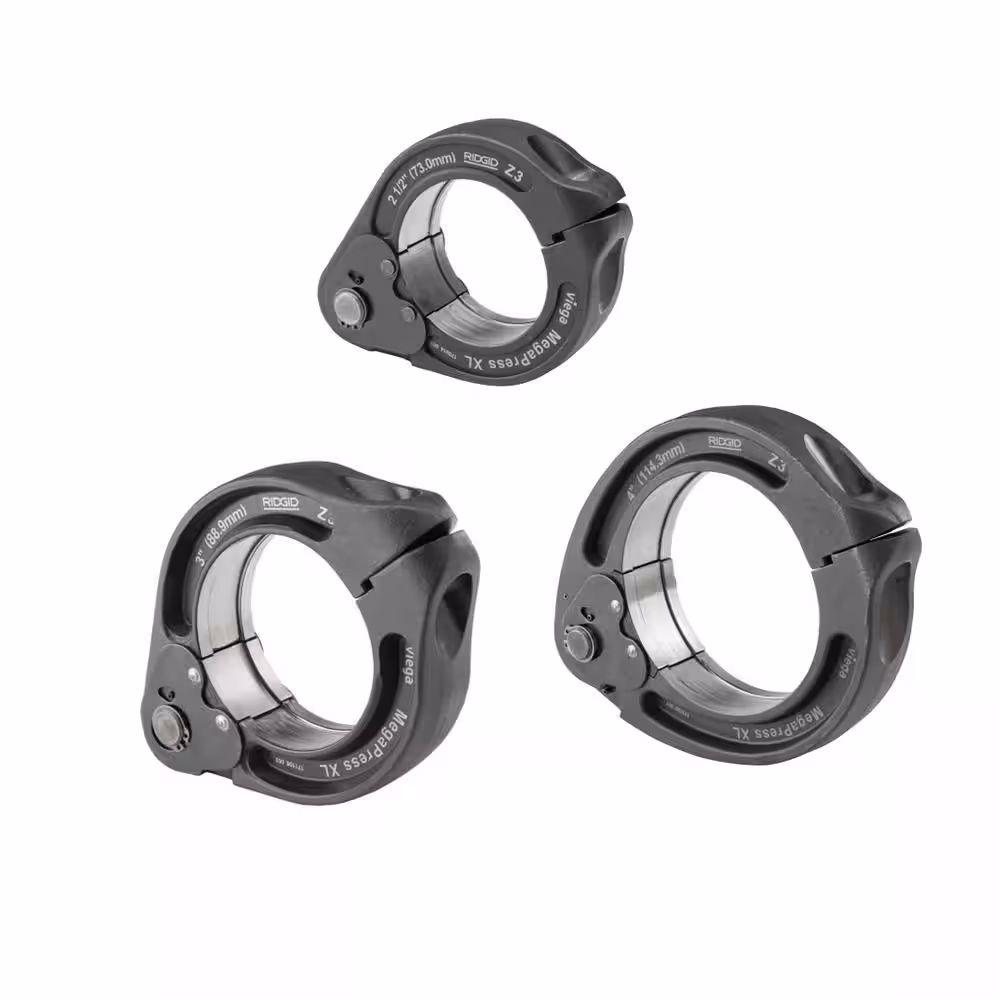 RIDGID 2-1/2 in. to 4 in. MegaPress XL Ring Accessory Kit Plus Press Booster with Case for Standard Series Pressing Tools