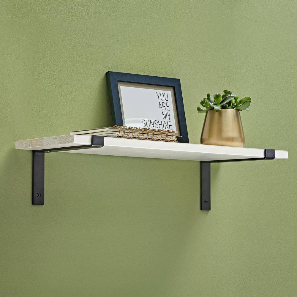 Dolle LIP 10.2 in. Black Steel Shelf Bracket