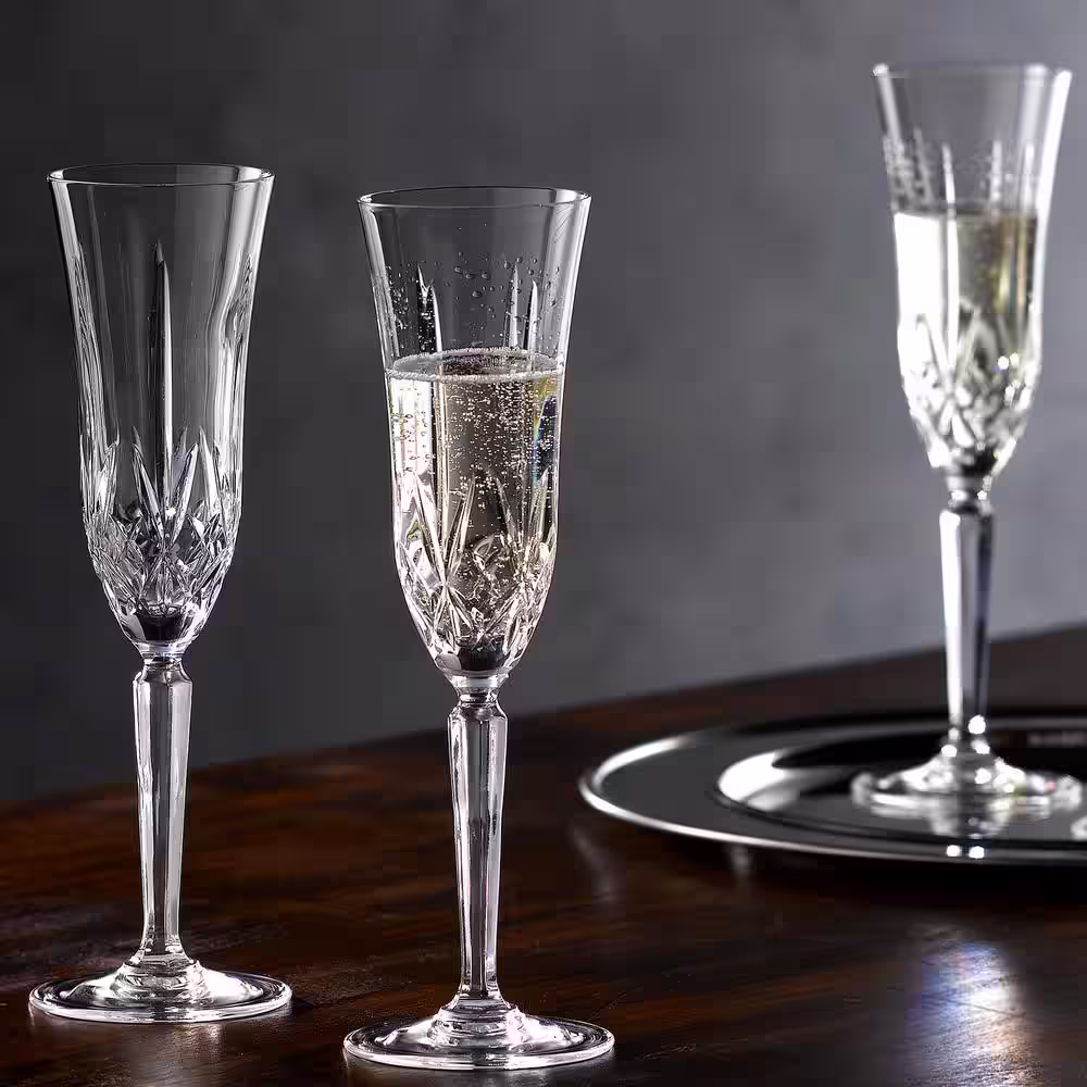 Marquis By Waterford Maxwell 4 oz. Champagne Flute Glass Set (Set of 4)