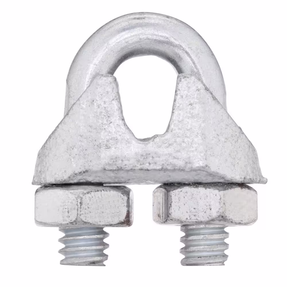 Everbilt 3/16 in. Zinc-Plated Clamp Set (4-Pack)