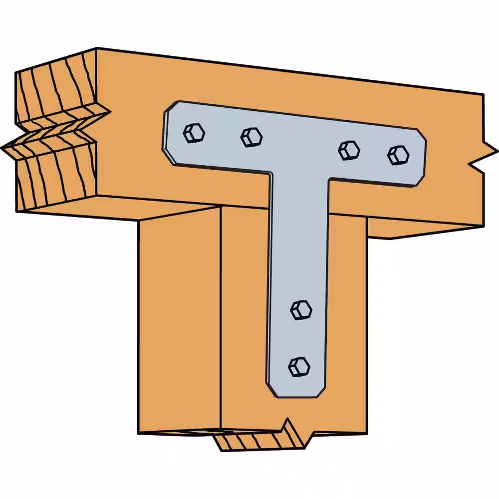 Simpson Strong-Tie HT 16 in. x 16 in. 7-Gauge Galvanized Heavy T Strap