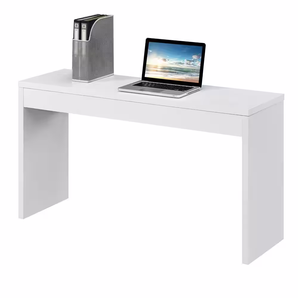 Convenience Concepts Northfield 48 in. White Rectangle Wood Console Table