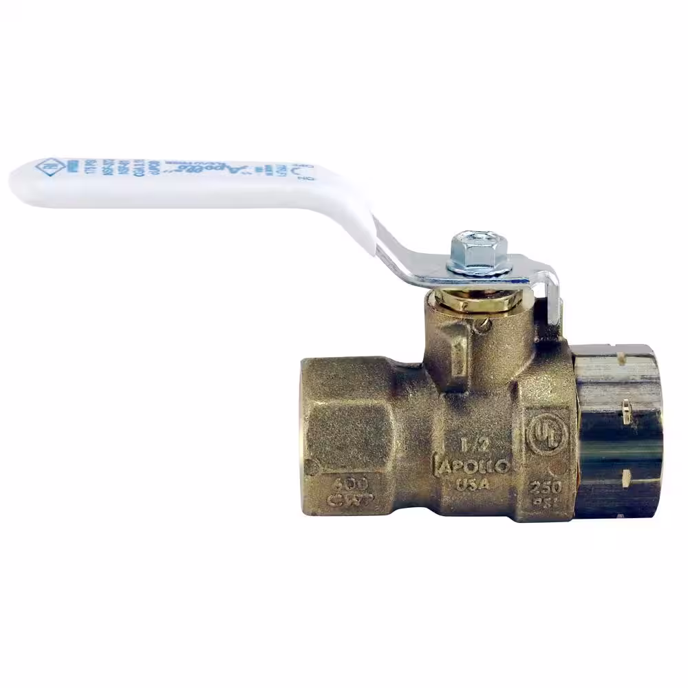 Apollo 1/2 in. x 1/2 in. Forged Brass FIP x FIP Full Port Threaded Ball Valve