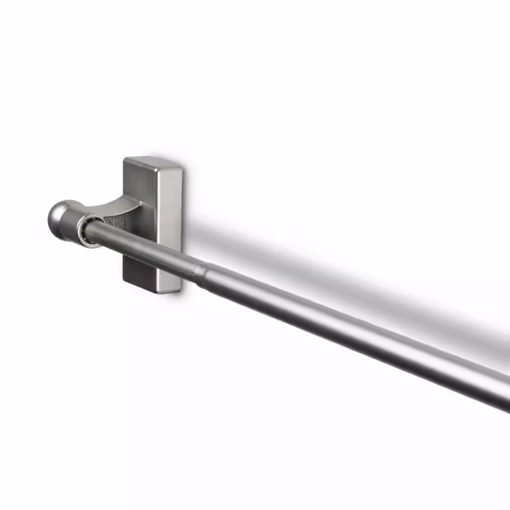 None 28 in. to 48 in. 7/16 in. Magnetic Rod - Satin Nickel